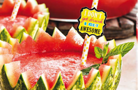 מוחיטו אבטיח משקה למסיבה