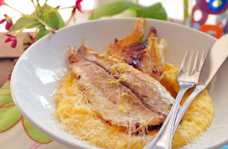 לברק עם פולנטה בשומר לימוני