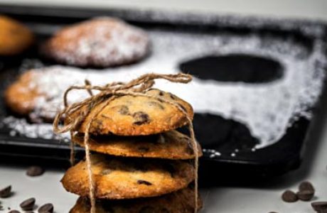 עוגיות במילוי ממרח שוקולד